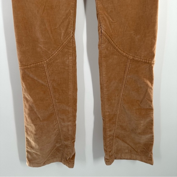Free People Hit Back Slim Flare Corduroy Amber Pants - Picture 4 of 13